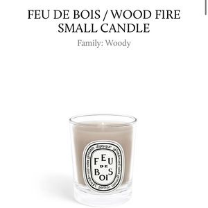 Diptyque Scented Candle-Wood Fire Scent 70g